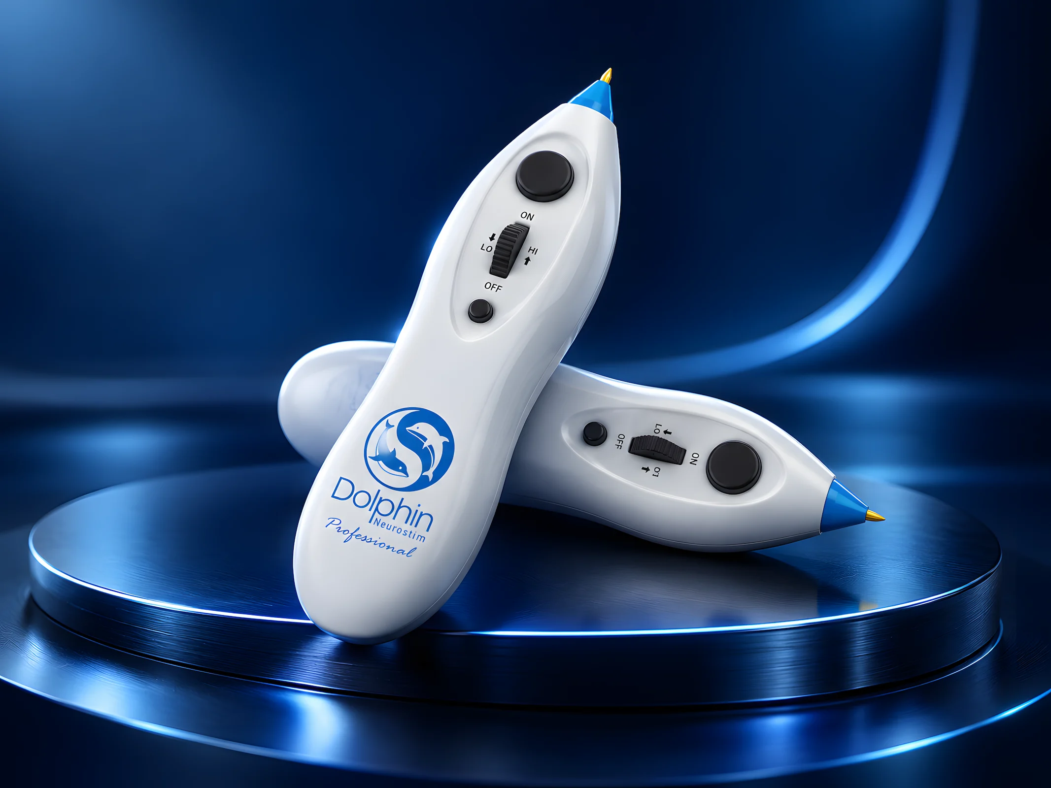 Bộ Dolphin Neurostim Professional gồm thiết bị Dolphin MPS và hộp đựng